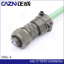 MIL-C-5015 Military Assembly Connector Plug 3pin Sensor connector MS3106A10SL-3